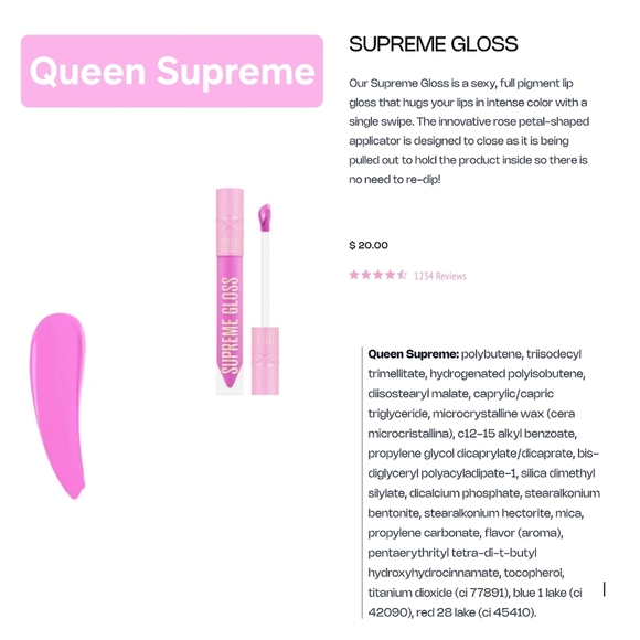 Jeffree Star Supreme Gloss in "Queen Supreme" - Picture 3 of 3